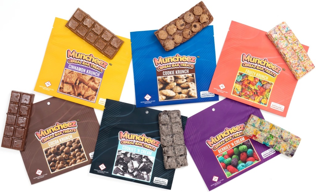 Muncheez cannabis infused cereal bar treats edibles